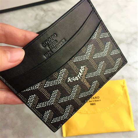 goyard cardholder wallet|authentic Goyard card holder.